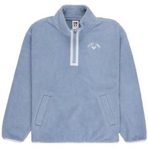 Roxy - Fleece Vest - Gelaagde Sherpa - Hoge Kraag - Loose Pasvorm