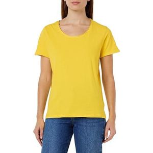 Basic T-shirt, geel, M