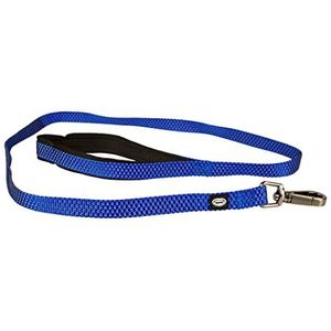 duvoplus, Comfortabele en eigentijdse riem, serie Explorer East, duurzame en waterdichte riem, 120 cm/15 mm, blauw, waterdicht, duurzame kwaliteit, ideaal voor wandeltochten