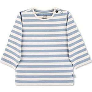 Sterntaler Baby-jongens GOTS shirt met lange mouwen gestreept shirt met lange mouwen, lichtblauw, 50
