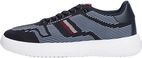 TOMMY HILFIGER - Sneakers Laag - Navy / Rood / Wit