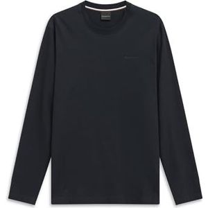 Bugatti - Lang Sweatshirt - Marine - Modern Fit - Katoen