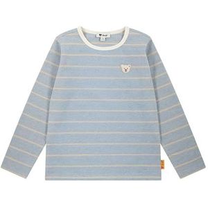 Steiff T-shirt met lange mouwen en lange mouwen, gewassen voor 98 kinderen en jongeren, stonewashed, 98