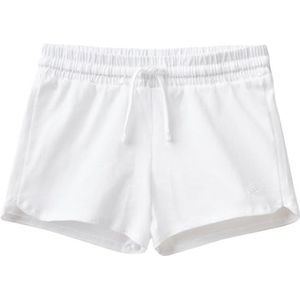 United Colors of Benetton Shorts voor meisjes en meisjes, Optisch wit 101, 12 Maanden