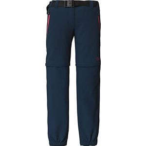 CMP Zip off Dry Function Broek, Blue-Red Kiss, 116 meisjes