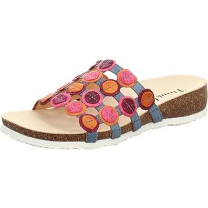 Think! Dames Julia_3-000247 duurzame sandalen, 8000 denim/combi, 38 EU, 8000 denim combi, 38 EU