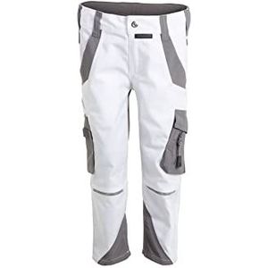 Planam Norit Junior kinderbroek in vele kleuren en alle maten, wit/zink., 86-92