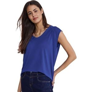 STREET ONE Jersey top, Intense Royal Blue, 38