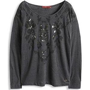 edc by ESPRIT dames shirt met lange mouwen Fashion Print