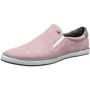 Tommy Hilfiger H2285arlow 2e slippers voor heren, Roze Tango Red 611, 44 EU