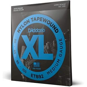 D'Addario ETB92 snarenset Tapewound Bass Medium 50-105 Long Scale