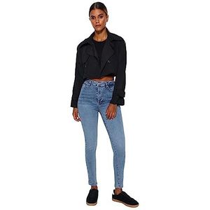 TRENDYOL Light Blue Shaping Effect High Waist Skinny Jeans TWOAW24JE00070, Lichtblauw, 36, lichtblauw, 36