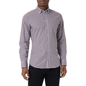 Seidensticker Heren 25622 Hemd, Donkerrood, 37