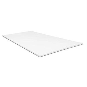 Dreaming Kamahaus Visco-elastische plaat, gelschuim, wit, 90 x 190 x 3 cm