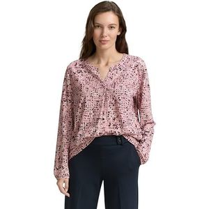 TOM TAILOR - Blouse - Ivoor/Aubergine/Poederroze