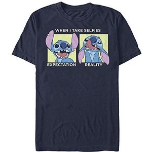 Disney Lilo & Stitch - Stitch Selfie Unisex Crew neck T-Shirt Navy blue L