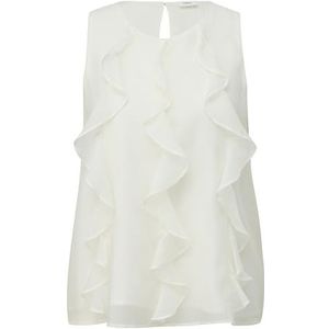 s.Oliver BLACK LABEL Dames blouse top met volants, 200, 40