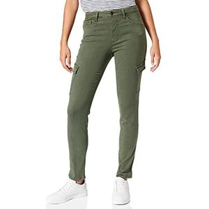 camel active Dames 3760056434 broek, donkergroen, 32W / 30L, Dark Green, 32W x 30L