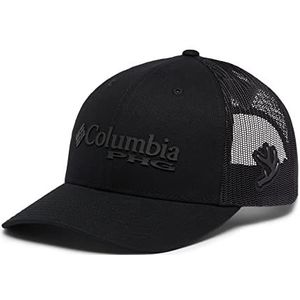 Columbia Unisex PHG logo mesh snapback - hoge pet, zwart, Eén maat