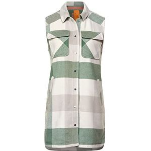 Street One Dames A220151 longvest, gewassen olijf, 44, Washed Olive, 44