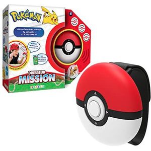 Bandai - Pokémon – trainer missie – elektronisch spel in de vorm van een Poké Ball – interactief spel zonder scherm met spraakherkenning over de wereld van Pokémon – spreekt Frans – ZZ21117
