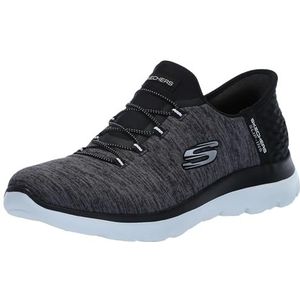 Skechers 149937 Gymt hardloopschoen voor dames, Zwart/Wit, 38.5 EU