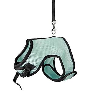 Trixie 61512 Softharnas met riem voor cavia's, nylon, 18-25 cm, 1,20 m