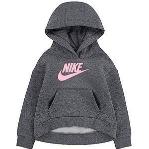 Nike Club Fleece High Low Sweatshirt 3-4 jaar, Geh - Dk Grey Pink, 3-4 Jaren