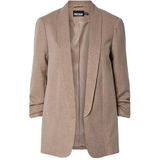 Pieces - Pcbosella 3/4 Glitter Blazer - Fossil/gold Lurex - Dames