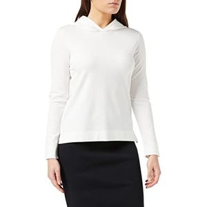 comma T-shirt voor dames met lange, 0120 offwhite, 38