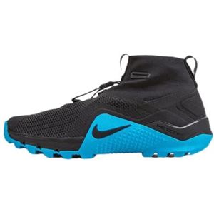 NIKE Metcon X Sf Track Schoen voor heren, Zwart Zwart Lt Current Blauw, 44 EU