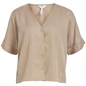 Object Dameshemd met korte mouwen, fossiel, 34