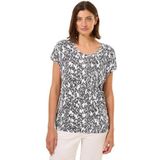 Cecil - T-shirt - Vanilla white - Met Print All-over