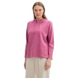 TOM TAILOR Sweatshirt voor dames, 16348, roze fluweel, XXL