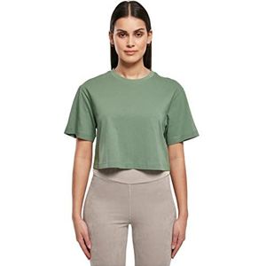 Urban Classics Dames Korte Oversize Tee T-shirt, salvia, 5XL, Salvia, 5XL