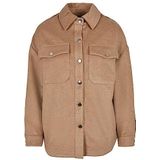 Urban Classics Overshirt-jack voor dames, eenkleurig, met twee borstzakken en jaszakken, maat XS tot 5XL, Lichtground, 4XL