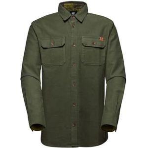 Mammut - Tamaro Overhemd - Groen - Biologisch Katoen - Lange Mouwen