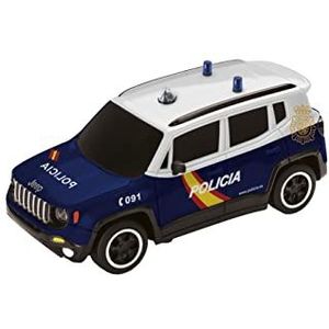 Mondo Jeep Renegade Nationale Politie - Afstandsbediening Auto - Wit en Blauw - Schaal 1:24-63565