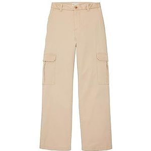 TOM TAILOR Cargobroek voor meisjes met brede pijpen, 22201-crème toffee, 170 cm