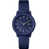 Lacoste Vrouwen analoog quartz horloge met siliconen band 2001271, Blauw