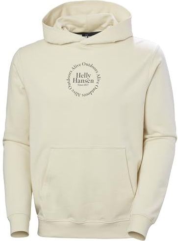Helly Hansen - Core Graphic Hoodie - Beige - Man