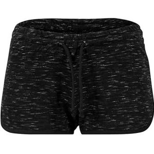 Urban Classics Ladies Space Dye Hotpants Hot Pants zwart XS