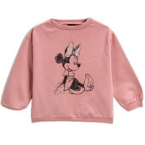 Koton Babygirl Minnie Mouse bedrukt sweatshirt gelicentieerd, roze (274), 12-18 maanden