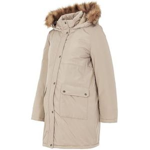 MAMA.LICIOUS Mlmacy Parka a jas voor dames, Zilveren Mink, S