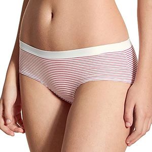 CALIDA Dames Natural Joy Stripe Panty Ondergoed, Star White, 40/42