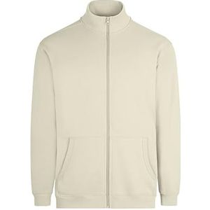 Mukua SZ270U Cooper, uniseks sweatshirt met ritssluiting, ivoorkleurig, maat XS, Ivoor, XS