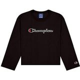 Champion T-shirt Manches Longues Noir Fille 404233 Unisex Baby T-shirt