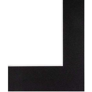 Hama Premium Passe-Partout, zwart, 40x50 cm, voor een beeldgedeelte van 30x40 cm