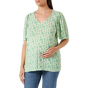 Supermom Dames Blouse Hays Short Sleeve All Over Print Blouse, Ming-N102, XS, Ming - N102, 34