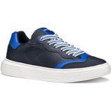 Geox - Nettuno A - Kindersneakers - Blauw - Ademend Materiaal